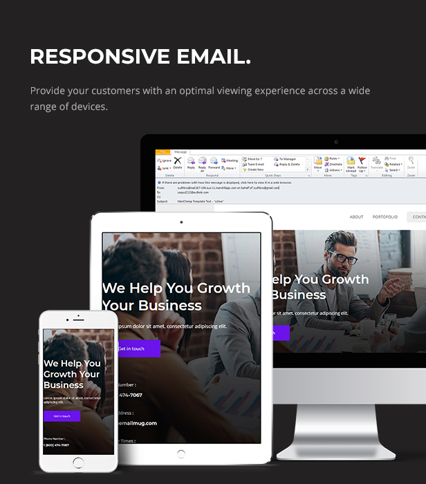 North - Adventure Responsive Email Newsletter Template - 2