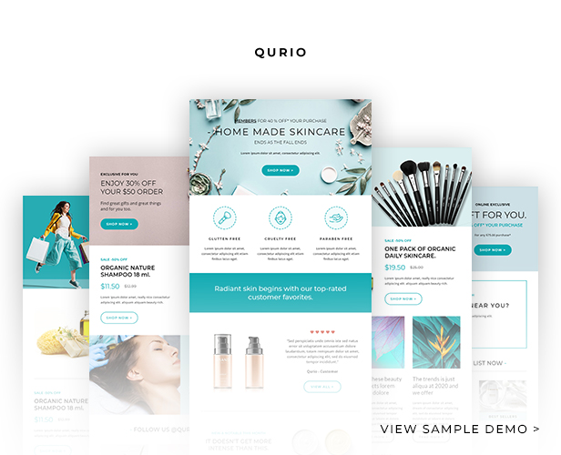 Qurio - Multipurpose Responsive Email Template - 3